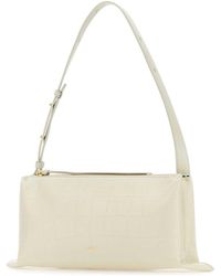 ショルダーバッグ・ポシェット Jil Sander Ivory leather small Empire shoulder bag Jil Sander Empire Leather Bag in Black | Lyst