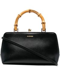 Jil Sander - Goji Bamboo Leather Mini Bag - Lyst