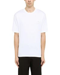 Prada - Classic White T-shirt - Lyst
