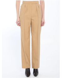 Max Mara - Mohair, Wool And Silk Trousers - Lyst