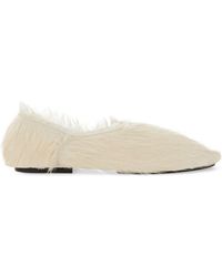 Jil Sander - Low Leather Slippers Sandal - Lyst