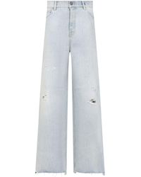 Golden Goose - Lived-In Denim Effect Boyfriend Jeans - Lyst