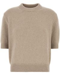 KHAITE - Cappuccino Cashmere Davin Sweater - Lyst