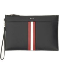 Bally - Pouch With Logo - Lyst