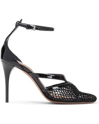 Alaïa - Fishnet Tong 90 Sandals - Lyst