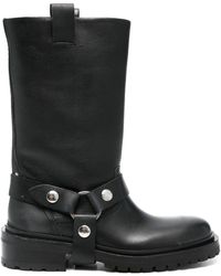 Golden Goose - Kurt Shiny Leather Upper With Strap Boot - Lyst