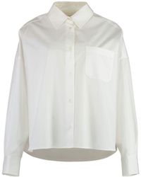 Weekend by Maxmara - Aureo Cotton Poplin Shirt - Lyst