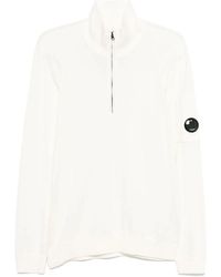 C.P. Company - Sea Islandhalf Zip Lens Knit - Lyst