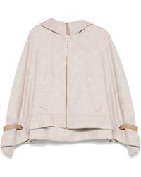 Max Mara - Wool Hooded Cape - Lyst
