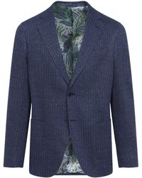 Etro - Roma Sport W/Basting Jacket - Lyst
