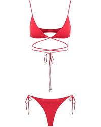 The Attico - Two-Piece Triangle Bikini - Lyst
