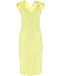Bottega Veneta - Embellished Stretch Viscose Blend Dress - Lyst