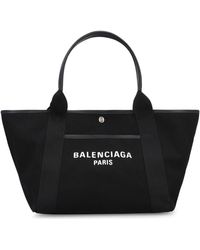 Balenciaga - Biarritz Media Canvas Tote Bag - Lyst