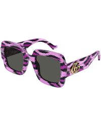 Gucci - Gg1547S Linea Gg Logo Sunglasses - Lyst