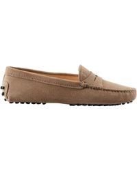 Tod's - Gommino Suede Driving Moccasins Loafer - Lyst
