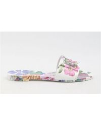 Dolce & Gabbana - Floral Beachwear Slides - Lyst