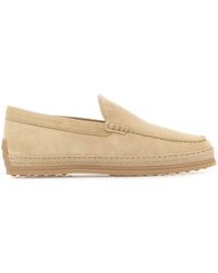 Tod's - Cord Weaving Slip-On Suede Loafers - Lyst