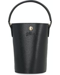 Longchamp Épure Grained Leather Mini Bag in Brown