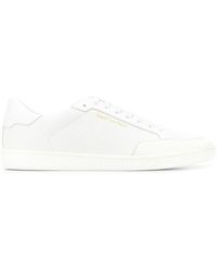 Saint Laurent - Court Classic Sl/10 Leather Sneakers - Lyst