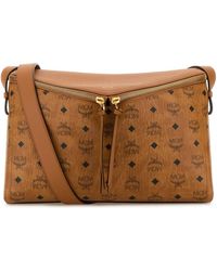 MCM - Canvas Diamant 3D Crossbody Bag - Lyst