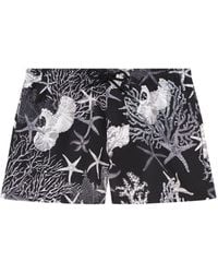 Versace - Swim Shorts Coral All Over Print - Lyst