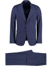 Gucci Wool Two-piece Suit - Blue