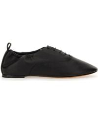 Lanvin - Lace Up Slipper Sandal - Lyst