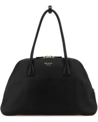 Prada - Leather Medium Shopping Bag - Lyst