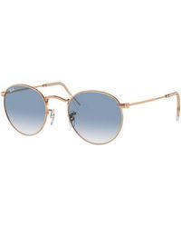 Ray-Ban - Round Metal Rb3447 92023F Sunglasses - Lyst