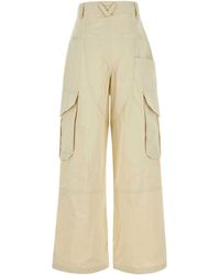 パンツ BOTTEGA VENETA BEIGE COTTON BLEND CARGO PANT BOTTEGA VENETA | Cargo Trousers | Women | Lane Crawford