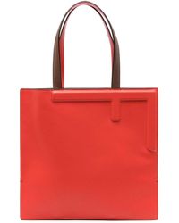 Fendi - Flip Medium Leather Tote - Lyst