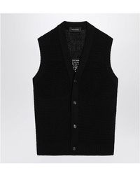 Tagliatore - Perforated Cotton Vest - Lyst