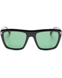 Tom Ford - Shiny Square Frame Sunglasses - Lyst