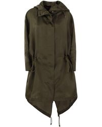 Max Mara - Tambuto Oversized Organdy Parka - Lyst