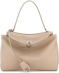 Balenciaga - Sand Leather Medium Rodeo Handbag - Lyst
