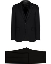 Tagliatore - Stretch Wool Three-Pieces Suit - Lyst