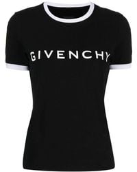 Givenchy - Classic Logo Collar T-Shirt For - Lyst