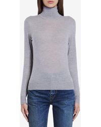 Saint Laurent - Classic Turtleneck Sweater For Fw24 - Lyst