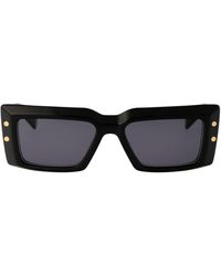 Balmain - Blk Acetate Sunglasses - Lyst