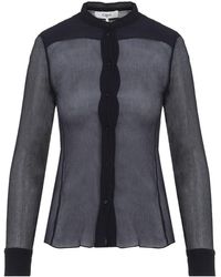 Chloé - Silk Crepon Shirt - Lyst