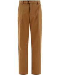 McQueen - Tailored Trousers With Back Logo - Lyst