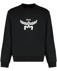 MCM - Cotton Crew-Neck Sweatshirt - Lyst