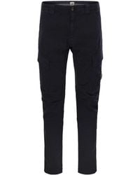 C.P. Company - Frosted Stretch Cotton Cargo Trousers - Lyst