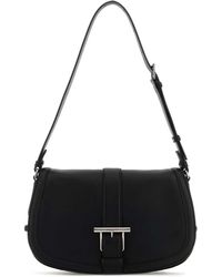 McQueen - Leather Large Satchel Crossbody Bag - Lyst