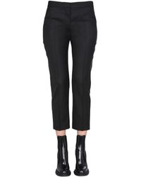 McQueen - Cropped Trousers - Lyst