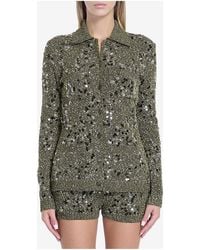 Gucci - L/S Polo/Nk Crdgn Fancy Fine V T-Shirt - Lyst