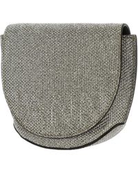 【送料&関税込】Ganni Silver Polyester Nano Banner Crossbody Ganni Butterfly Nano Crossbody in Yellow | Lyst