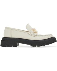 Ferragamo - Gancio Leather Loafers - Lyst