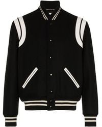 Saint Laurent - Wool Bomber Jacket - Lyst
