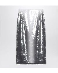 Max Mara - Gradient Sequin Pencil Skirt - Lyst